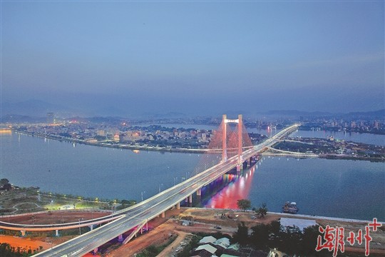 公路潮州段,大潮高速潮州段建设有序推进,潮州大桥,如意大桥建成通车