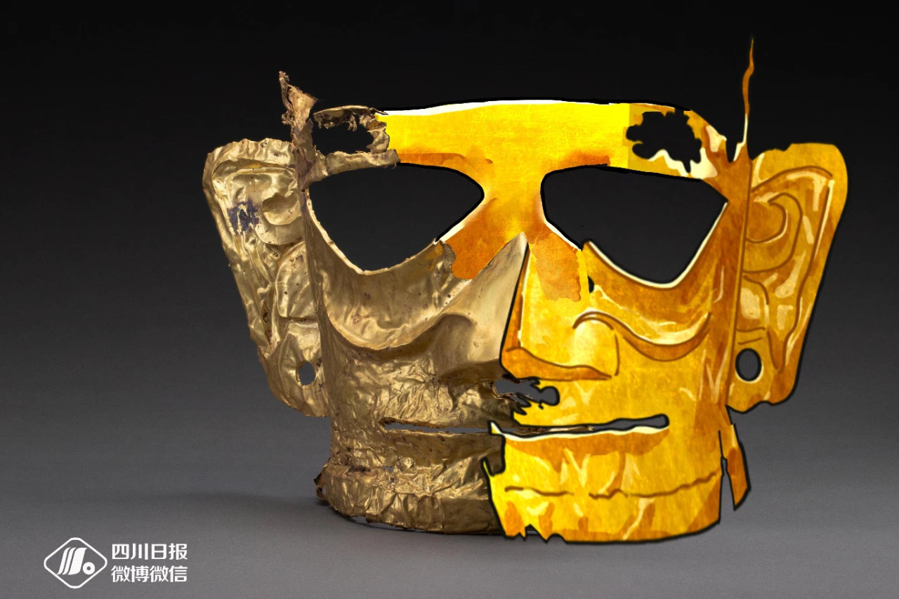 在古代, 金面具是权力和地位的象征.