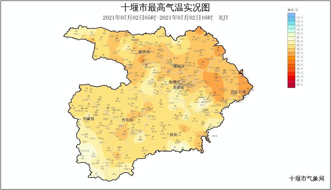 十堰最新天气预报来了!