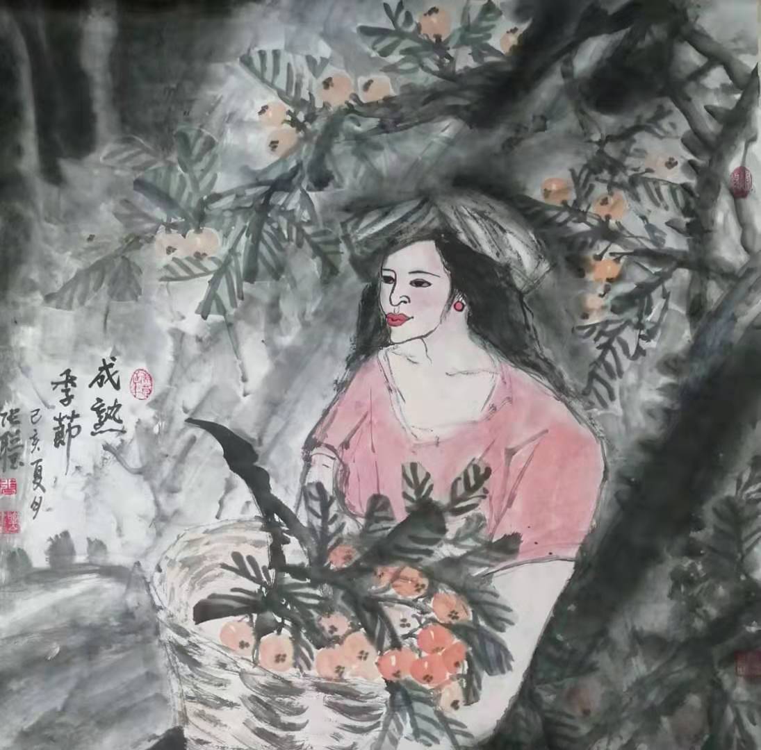 张聪玉花鸟画图片