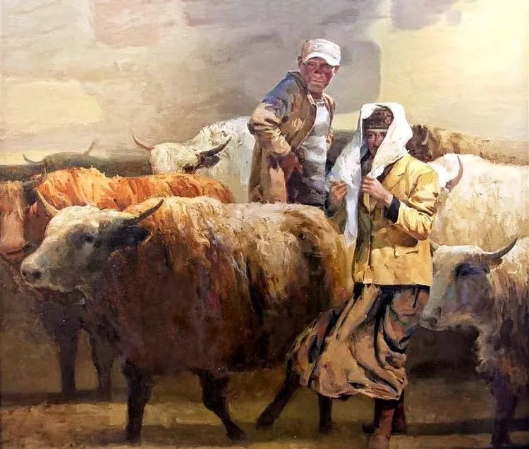 第十三届全国美术作品展览新疆油画家参展作品