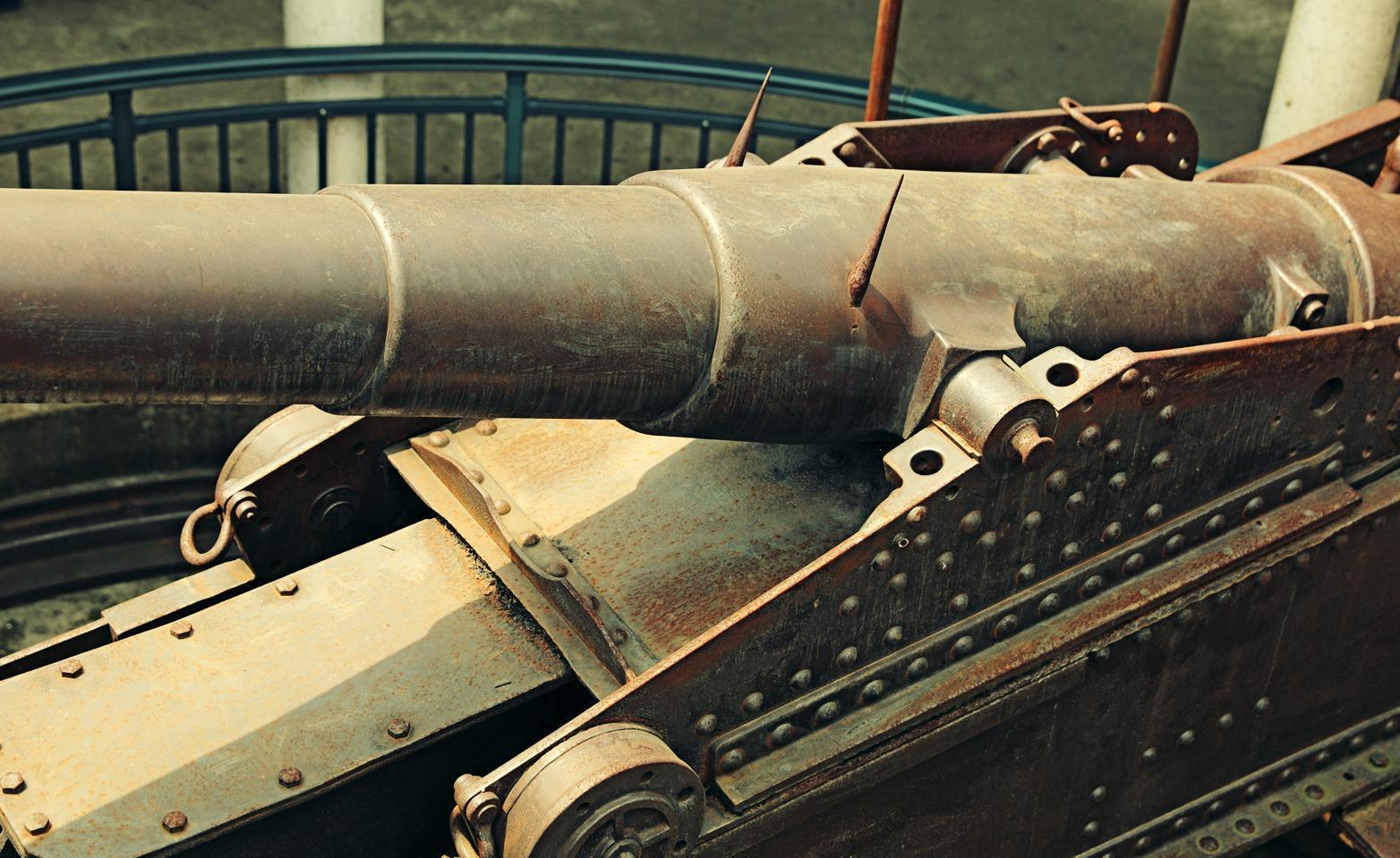 一炮未发曾经镇守南宁的德国克虏伯大炮