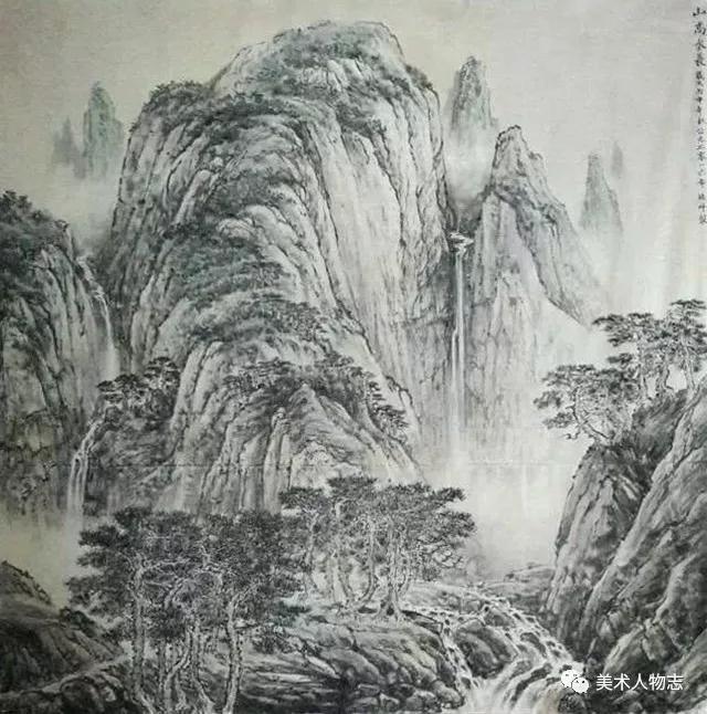 中国画名家画家孙延祥山水画欣赏