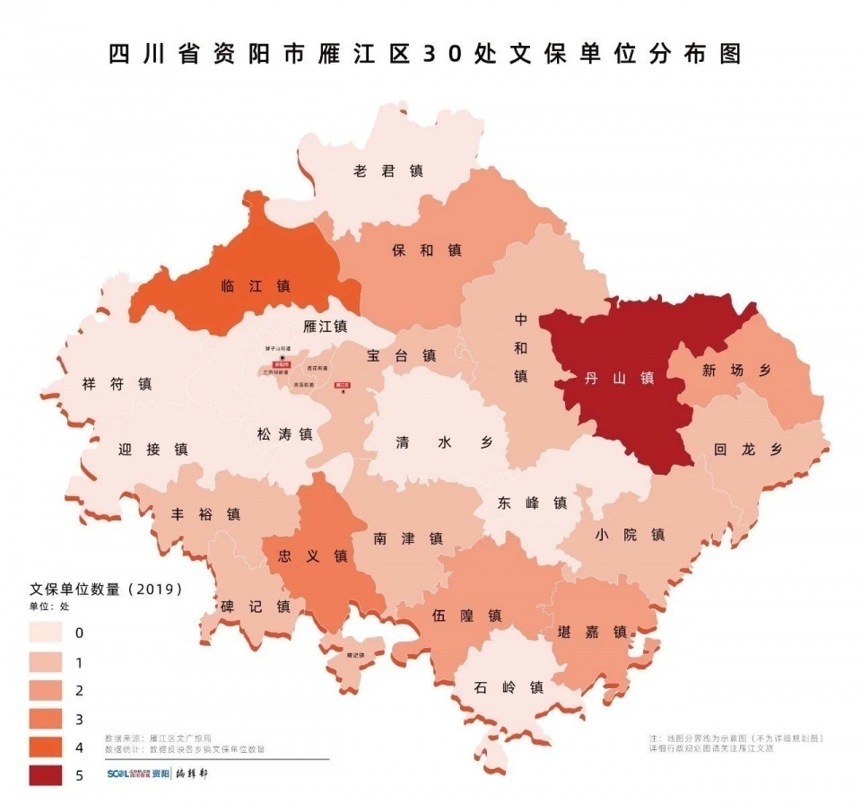 雁江30处文物保护单位全攻略:临江镇第二,忠义镇第三