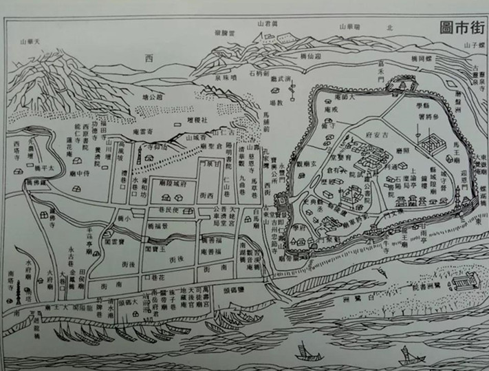 吉首乾州古城地图图片