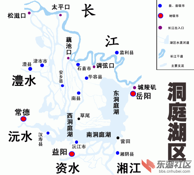 浮:日月星辰和大地昼夜都飘浮在洞庭湖上