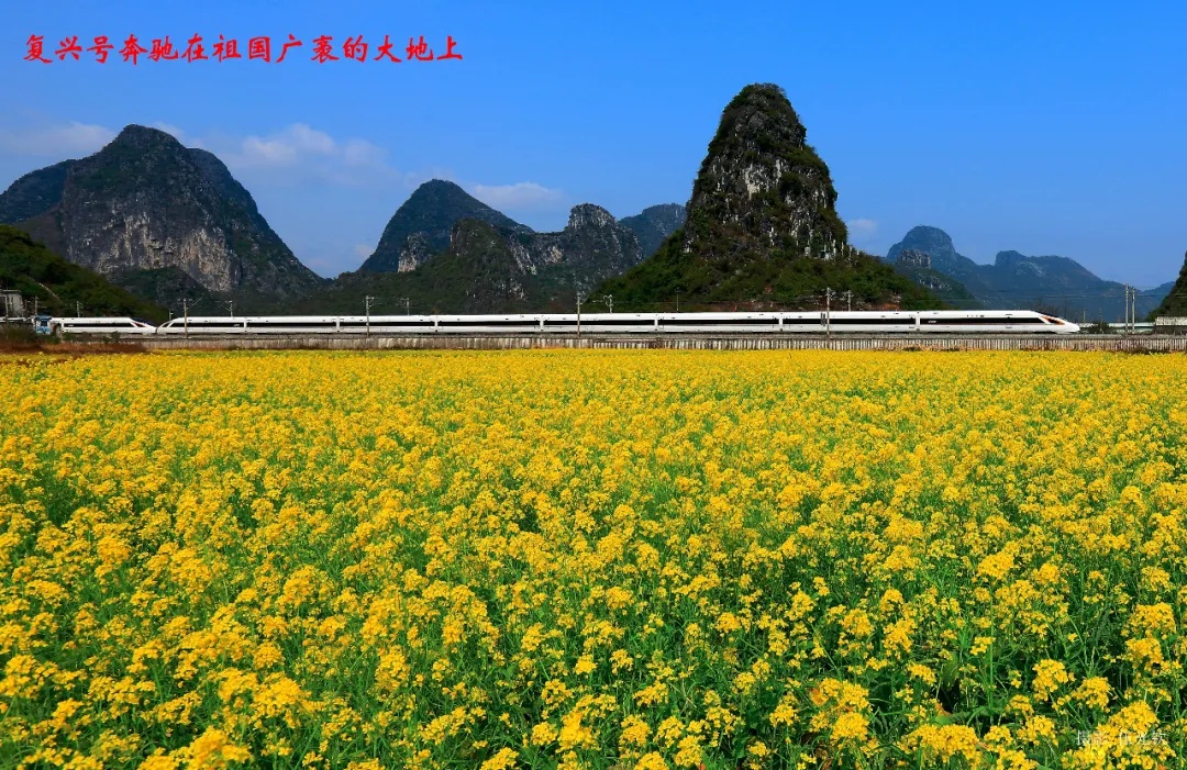 中国铁路大美！复兴号奔驰在祖国广袤的大地上