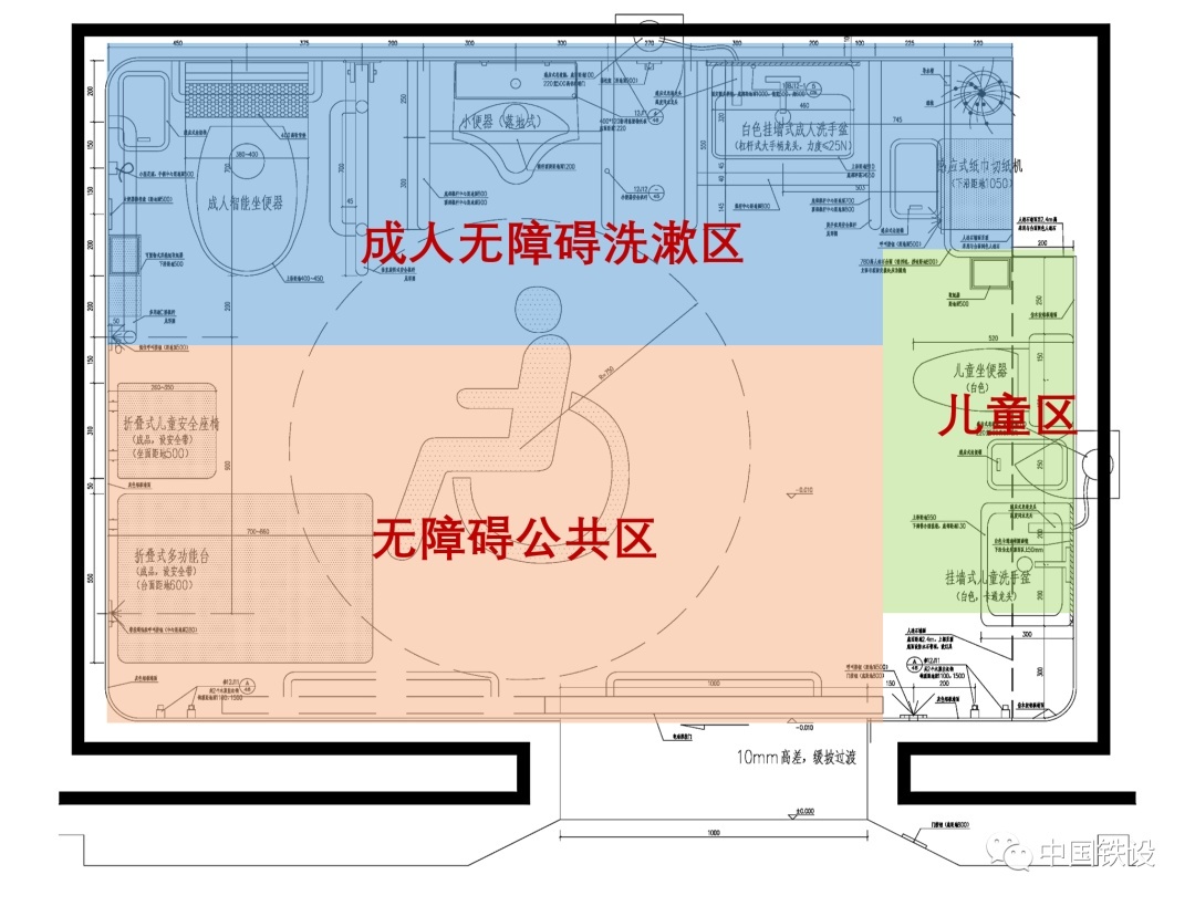 无障碍卫生间|高铁站里的第三卫生间，你听说过吗？