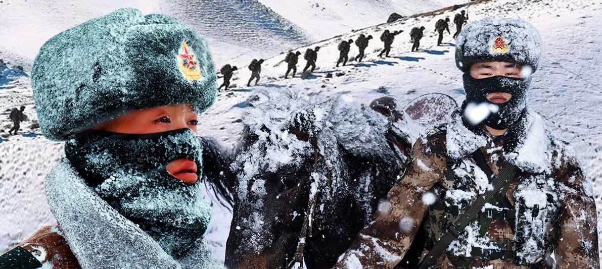边防战士爬雪山图片图片