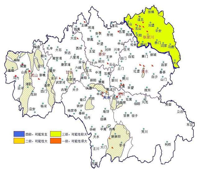 张家川县地图图片