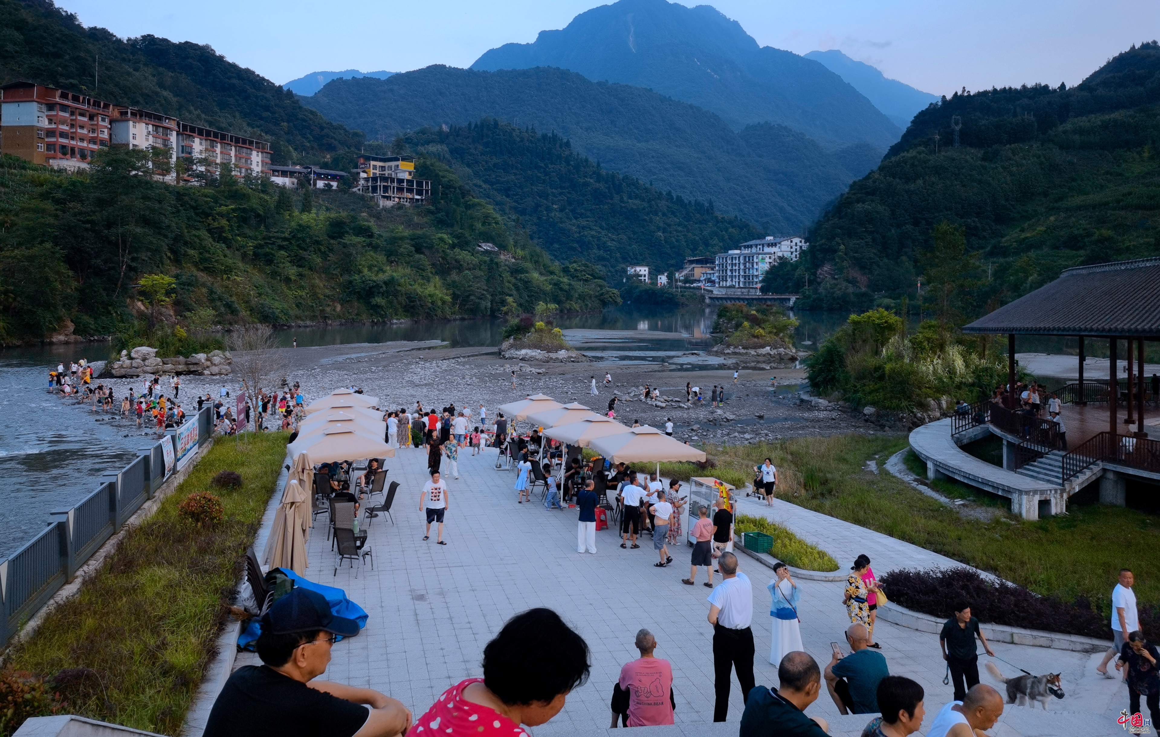 汶川三江成都后花园迎来康养避暑旅游高峰