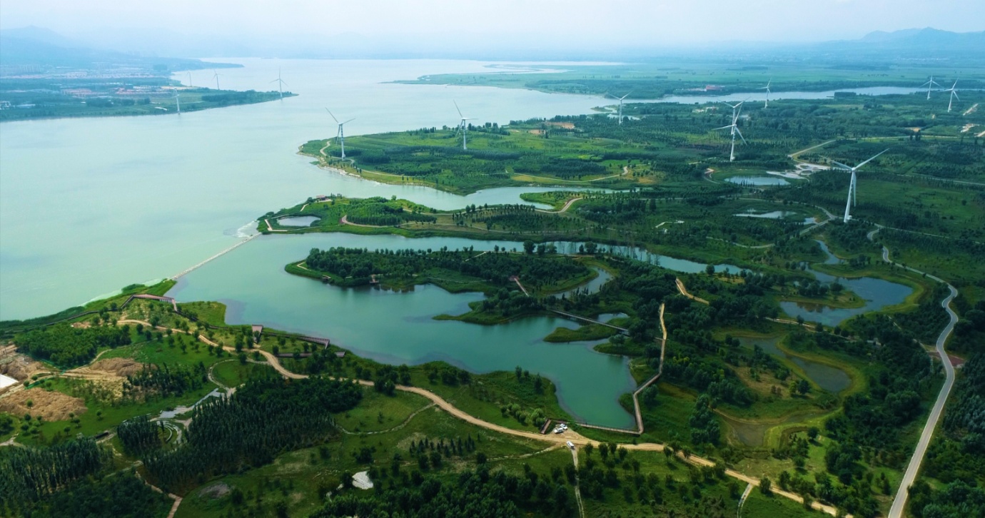 官塘滨江生态湿地公园图片