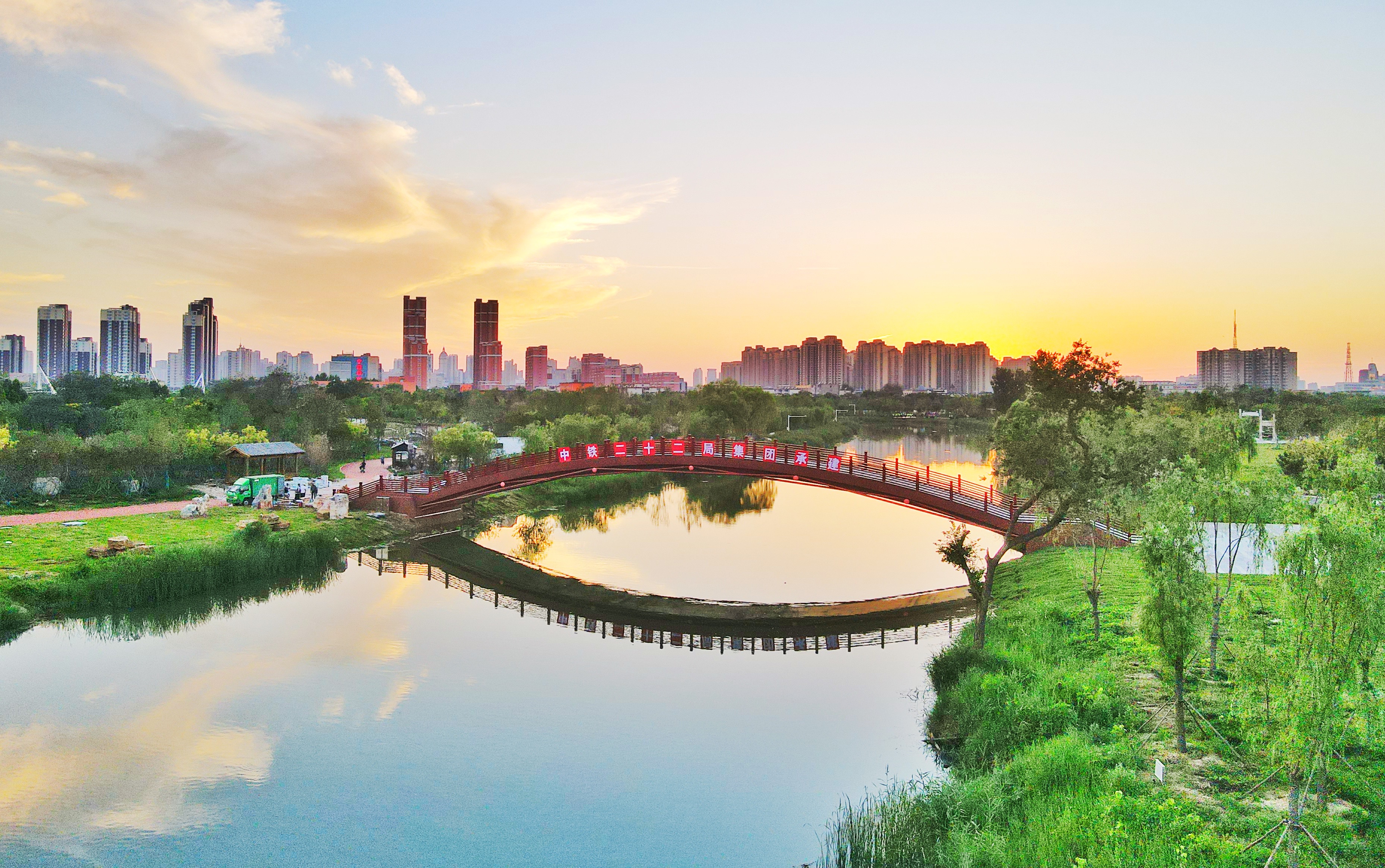 沧州运河景观带四期图片