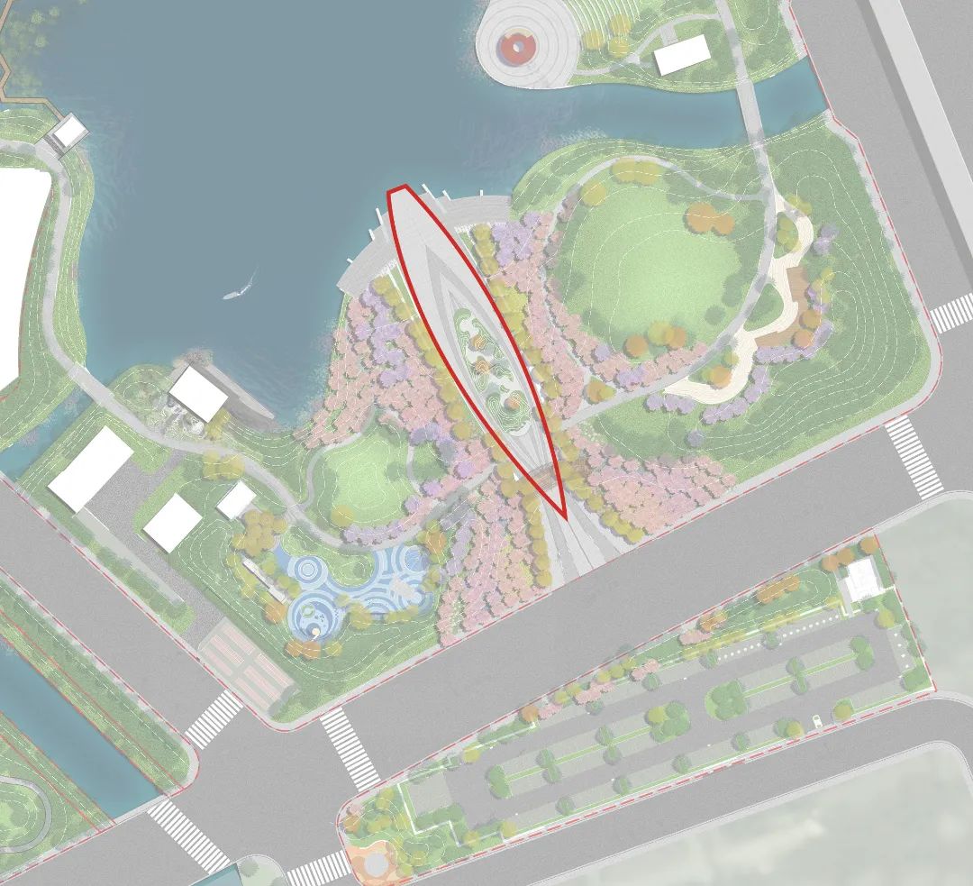 美兰湖中央公园规划图图片
