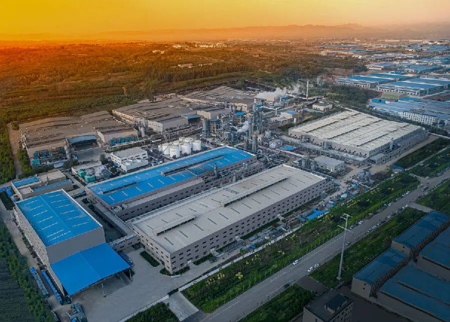 临朐高端铝产业园一览(刘瑞华 摄)项目投资4亿元,建成机器人焊接生产